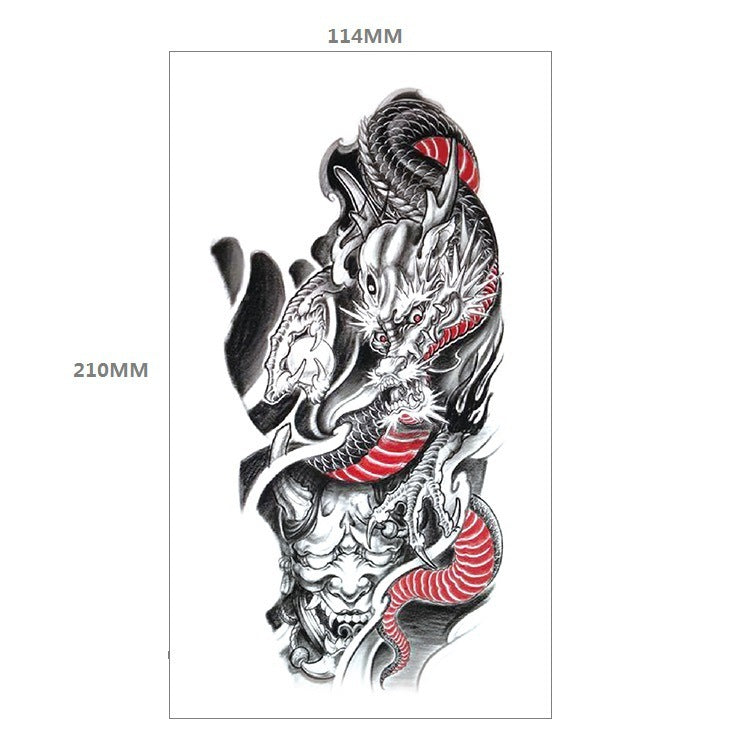 Text Arm Calf Waterproof Tattoo Sticker