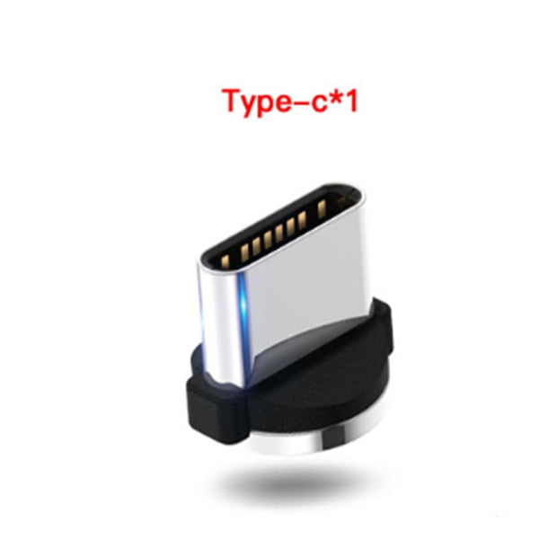 Magnetic Flowing Light Cable Charger Type C, Compatible with Apple iPhone Android