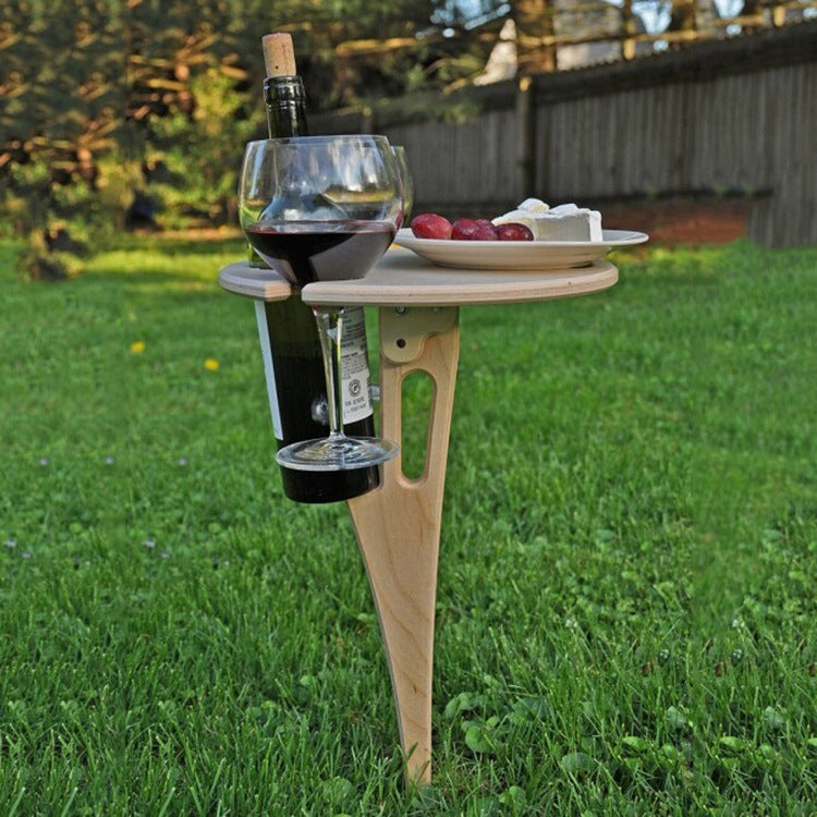 Outdoor Detachable And Foldable Wine Rack