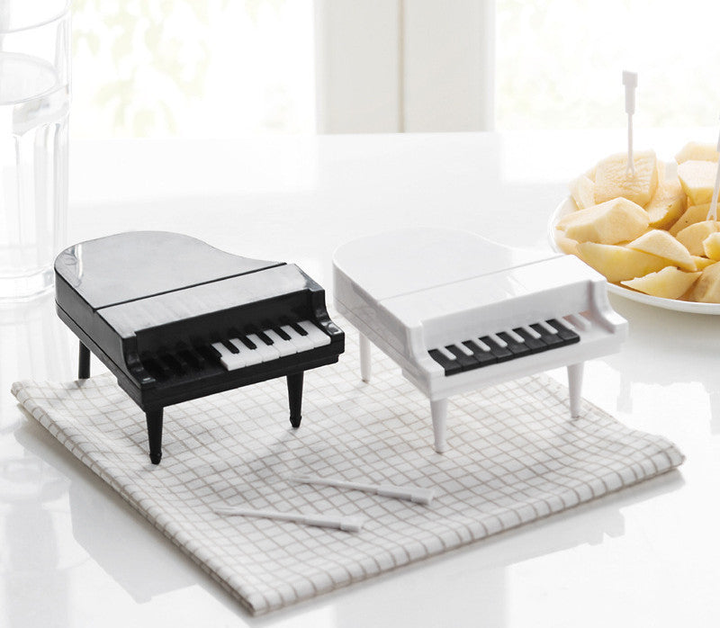 Piano Fruit Sign Plastic Fruit Fork