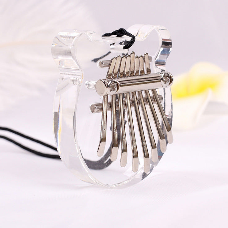 Simple Mini Transparent Acrylic Thumb Piano
