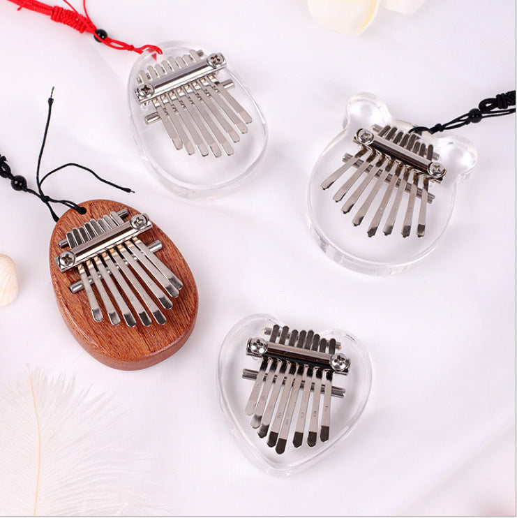 Simple Mini Transparent Acrylic Thumb Piano