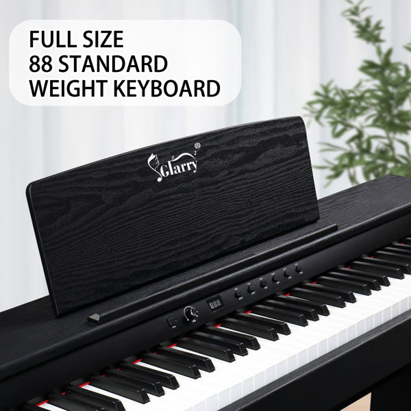 88 Key Standard Heavy Hammer Keyboard, Upright Black Electric Piano, AM Not Sold