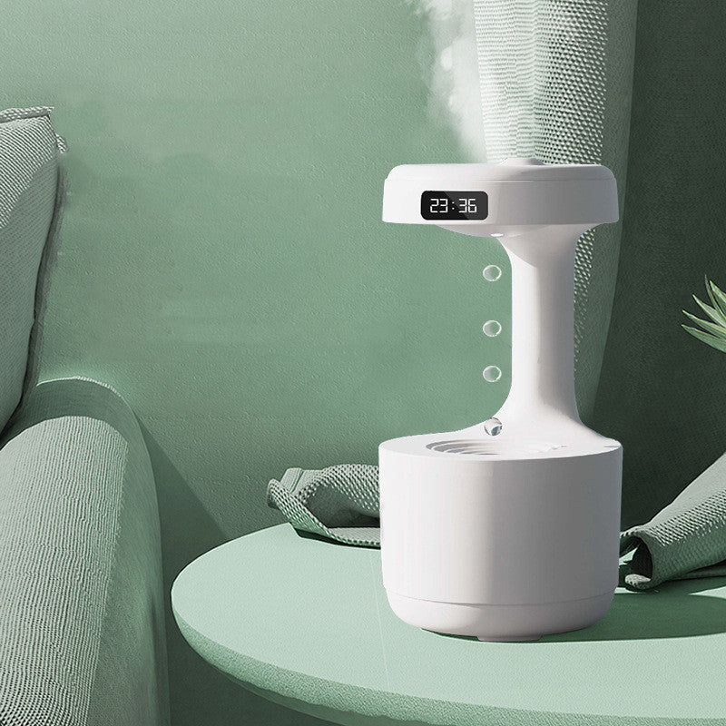 Bedroom Anti-Gravity Humidifier With Water Drop Backflow Aroma Diffuser Large Capacity Office Bedroom Mute Heavy Fog Household Sprayer